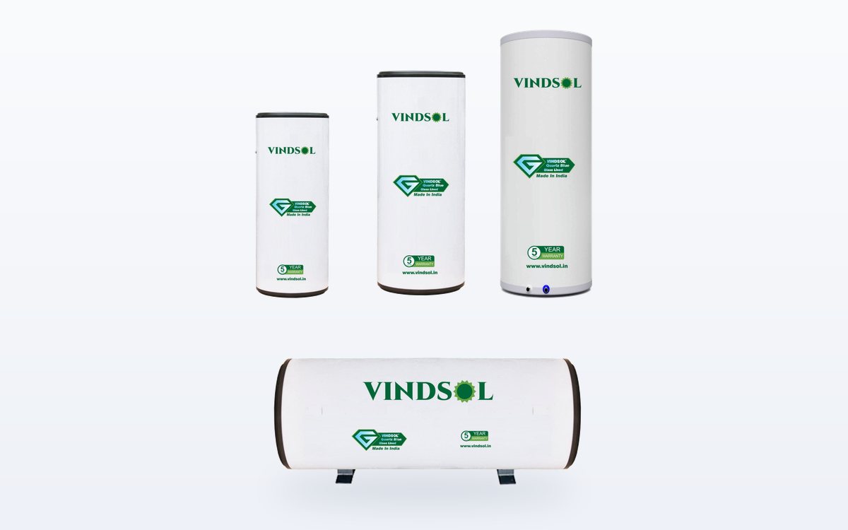 Hot water storage tanks for heat pump systems