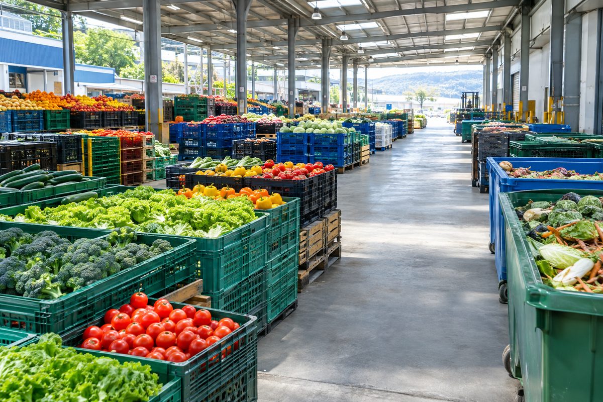 Wholesale fruit and vegetable market